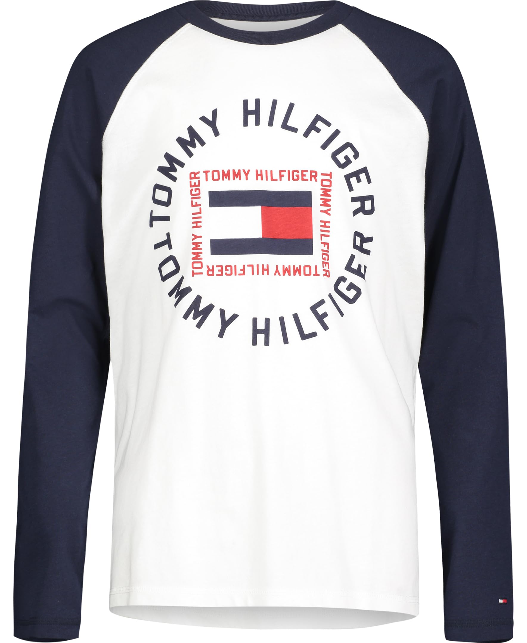 Tommy Hilfiger Boys' Long Sleeve Crew Neck T-Shirt